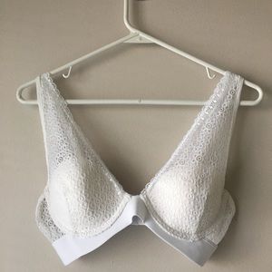 White Lace Bra